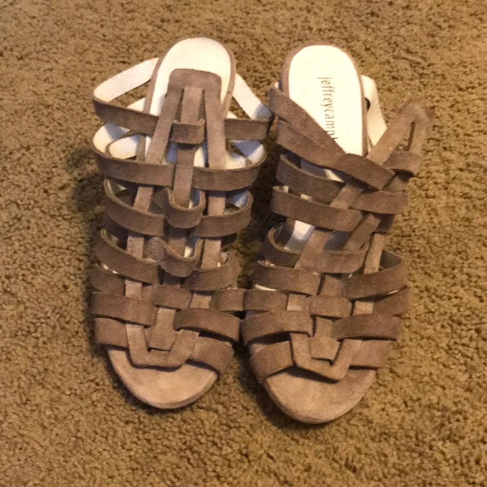 Jeffrey Campbell block heels. NEVER WORN